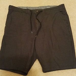 Men's Black Skinny Bullhead Shorts